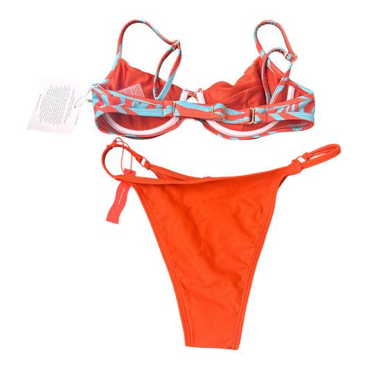 Small orange blue swim set
