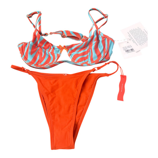 Small orange blue swim set