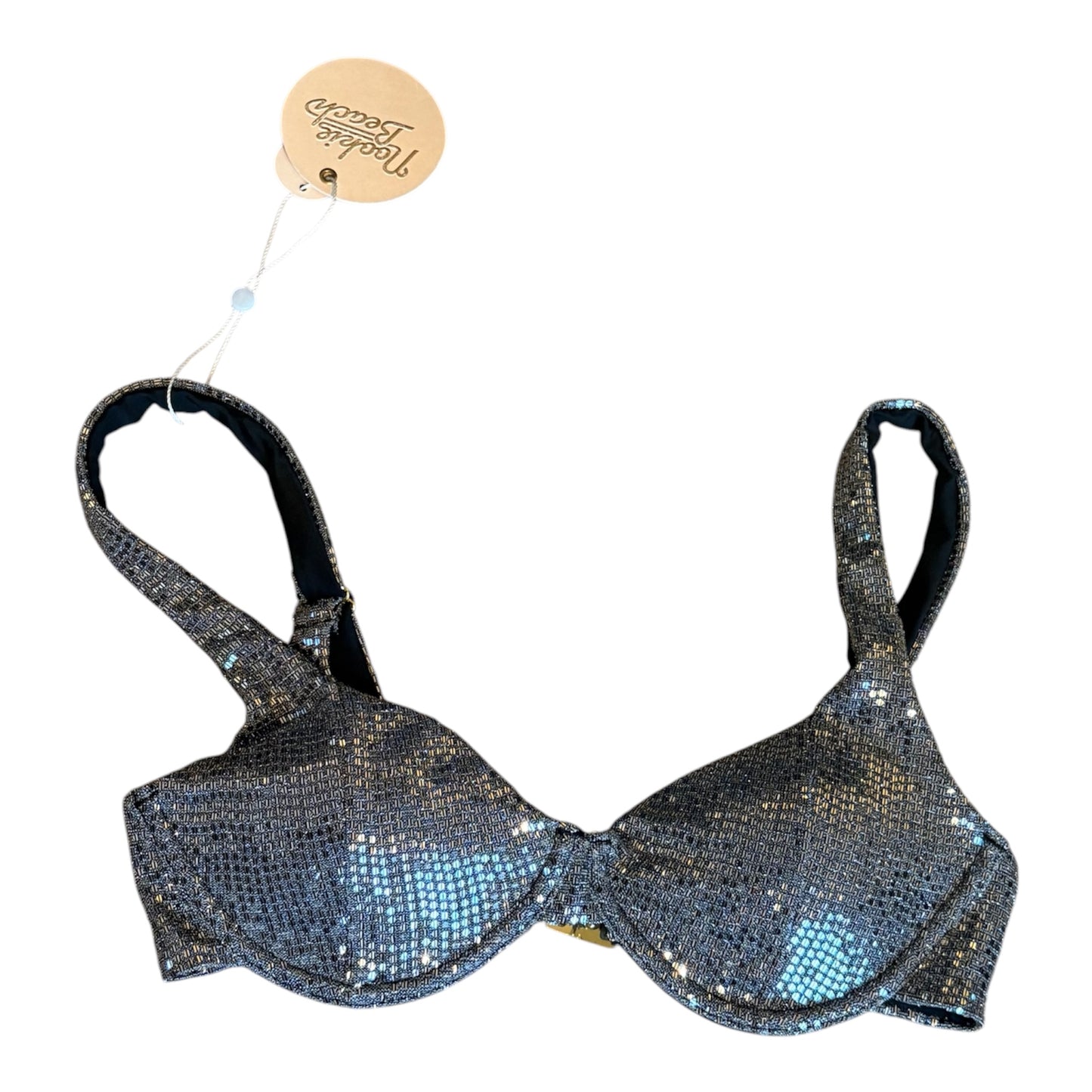 XS disco shimmer underwire bra