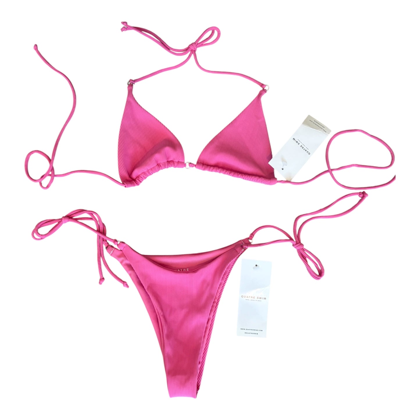 Small pink bikini set