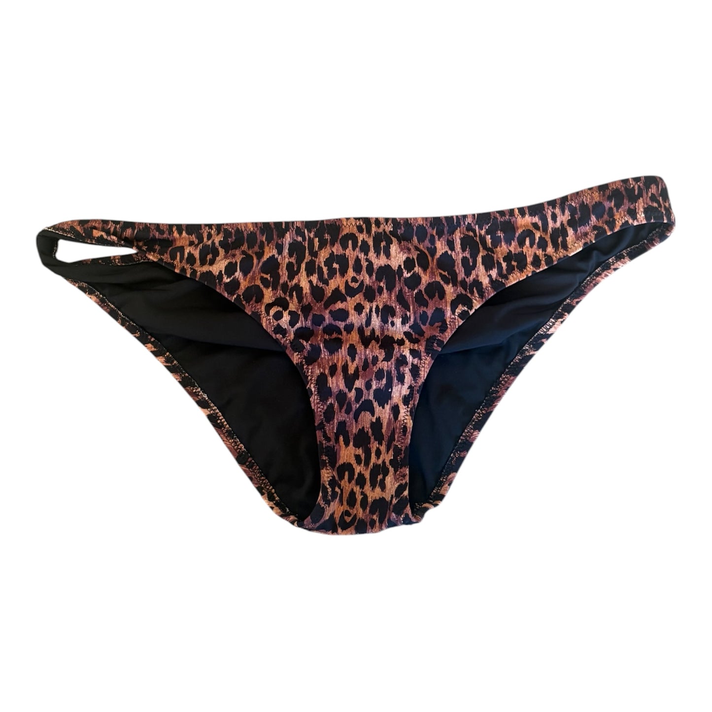 Large cheetah print swim bottom