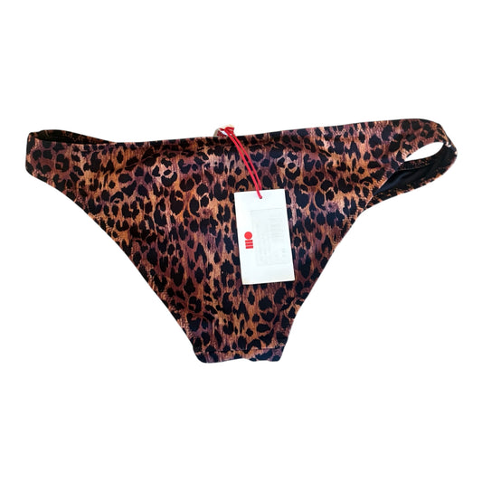 Large cheetah print swim bottom
