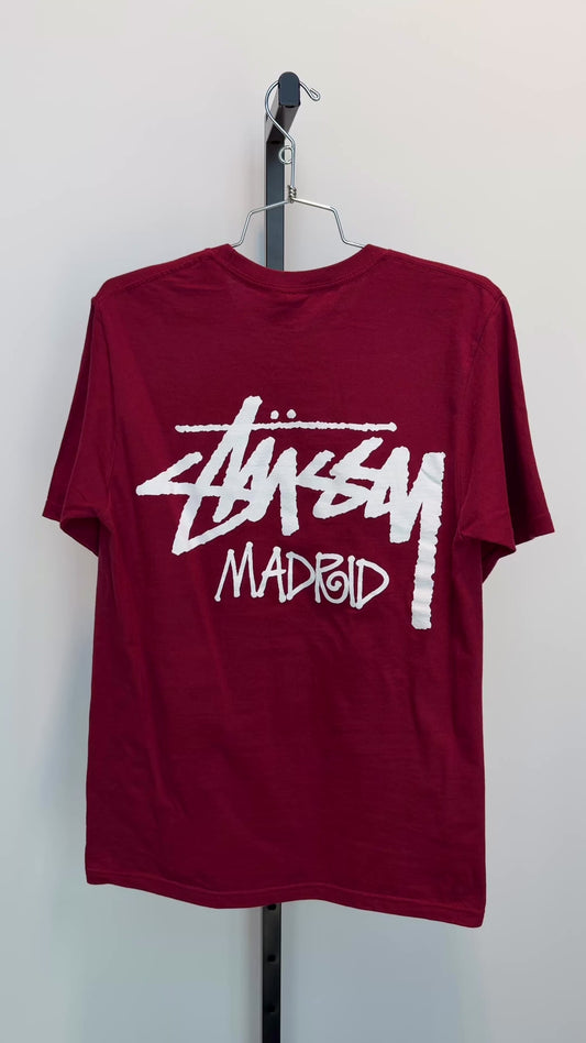 Stussy Madrid red tee